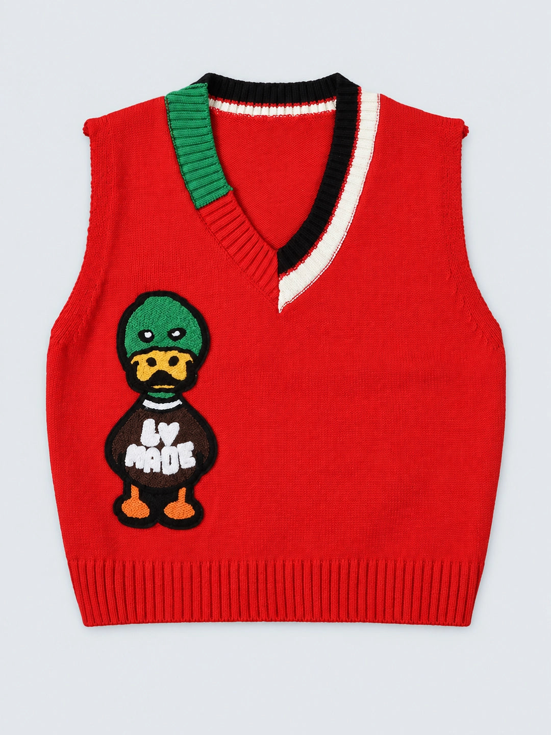 Red Donald V Neck Winter Warmer Cardigan & Sweater for toddlers & Kids