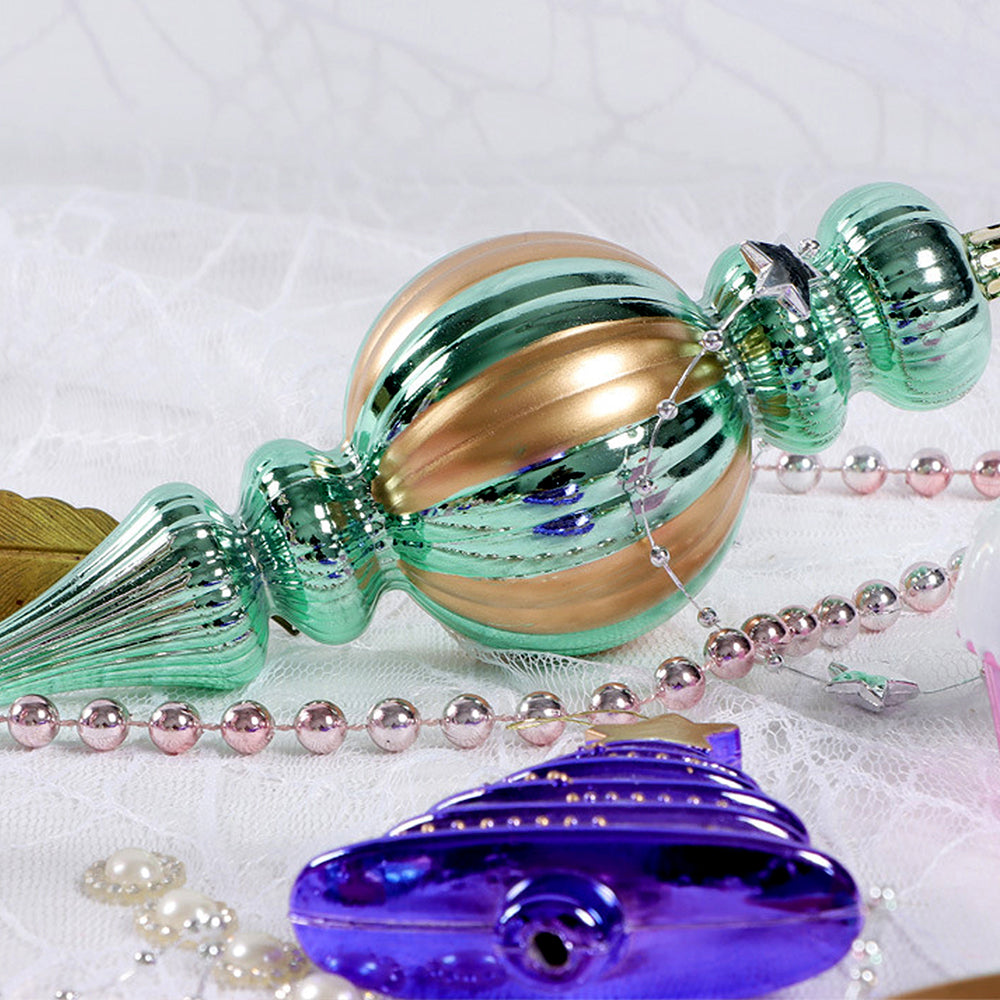 22pcs Pink , Purple, Mint Big Long size  nutcracker assorted Christmas Tree Balls & xmas decoration set