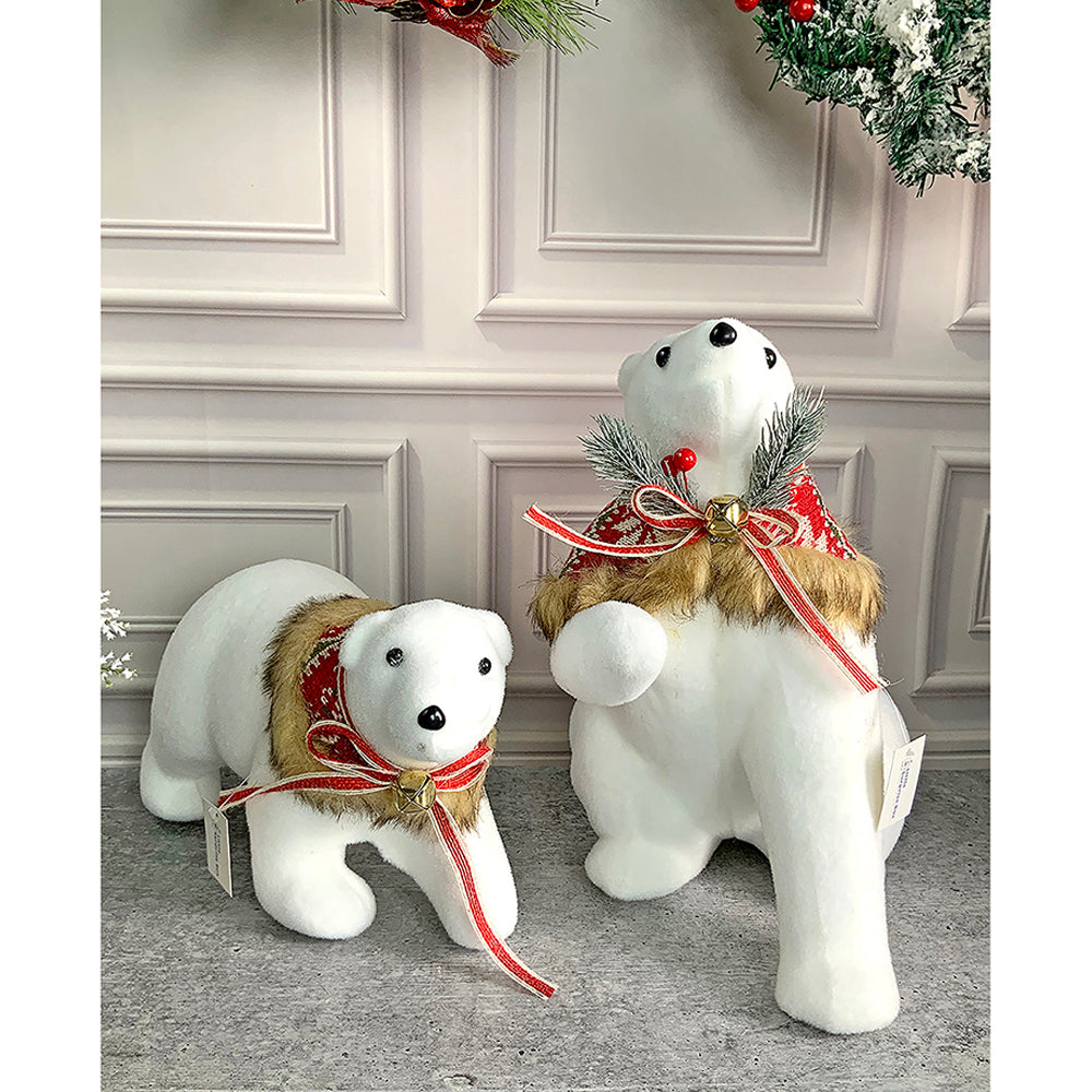 2 pcs Winter Bears combo set Christmas Decor