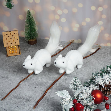 2 pcs Squirrel combo set Christmas Tree & Table Decor