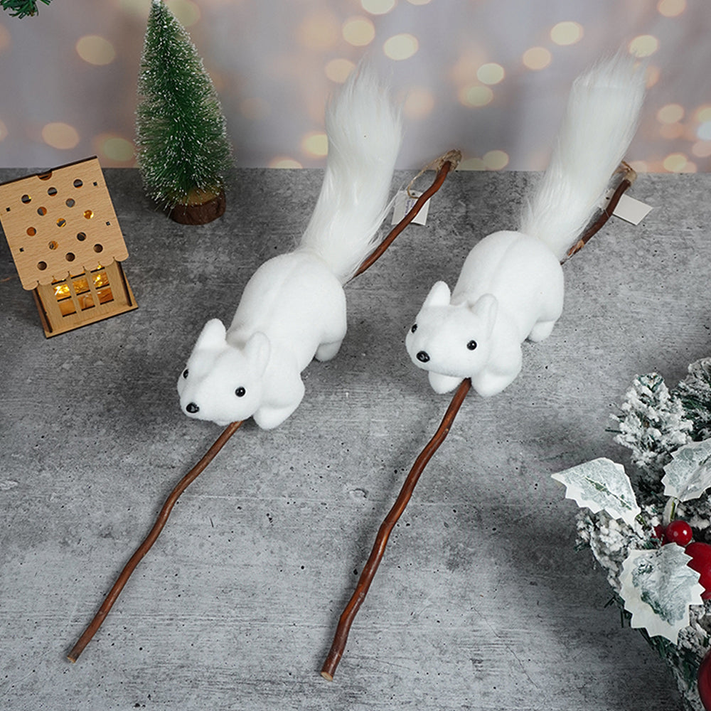 2 pcs Squirrel combo set Christmas Tree & Table Decor