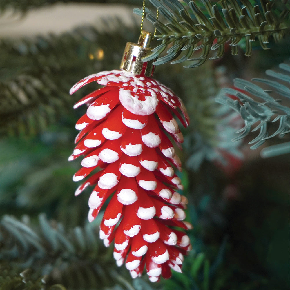 39 pcs Red Stars and White Swirls themed Christmas Balls tree hanging, XMAS Decoration set.