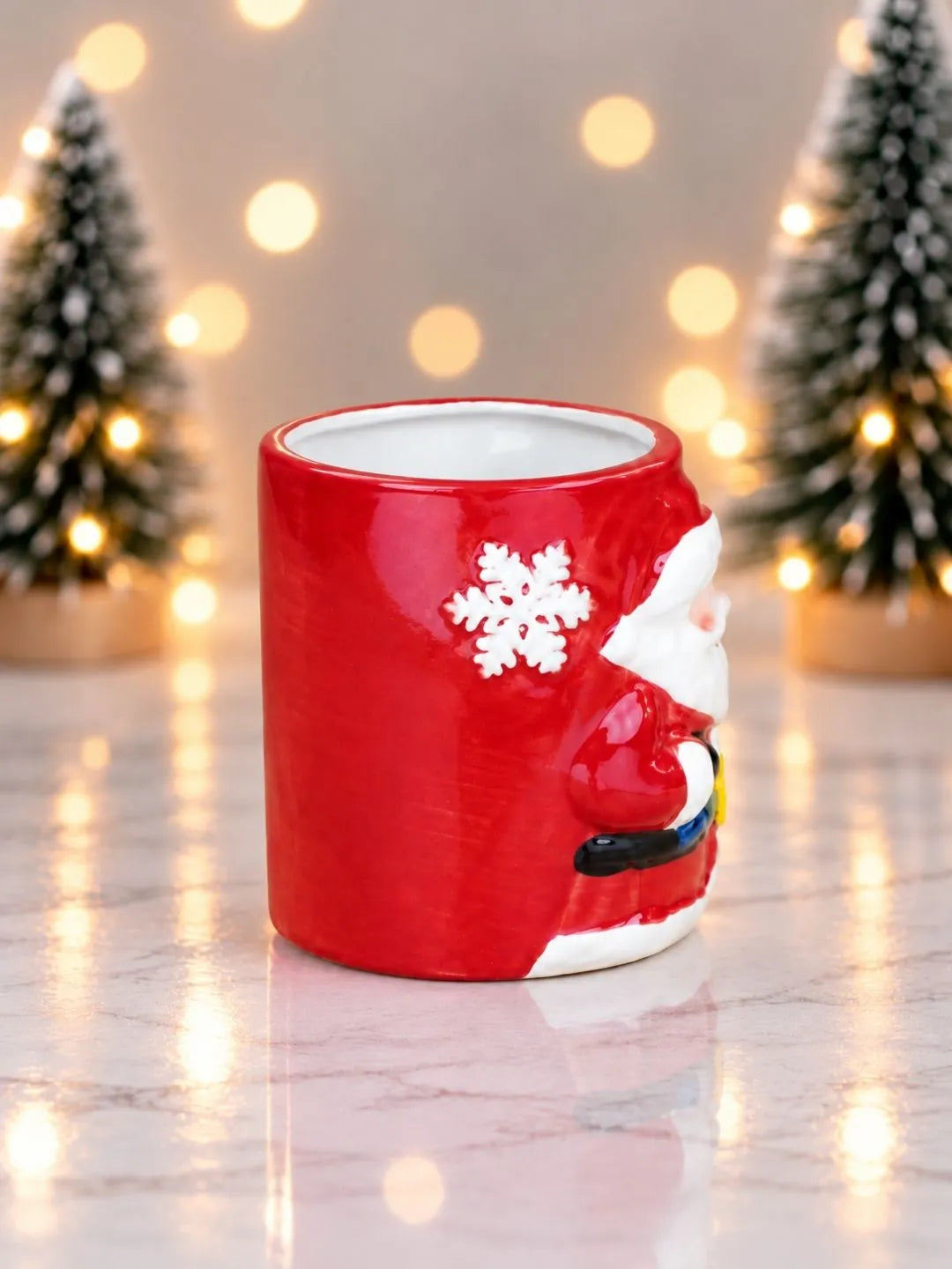 3D Happy Santa Ceramic Hot Chocolate and Coffee Christmas Mug