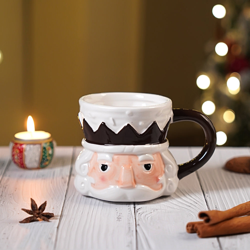 Nutcracker themed 3pcs Hot chocolate and Coffee Christmas Mugs Set.