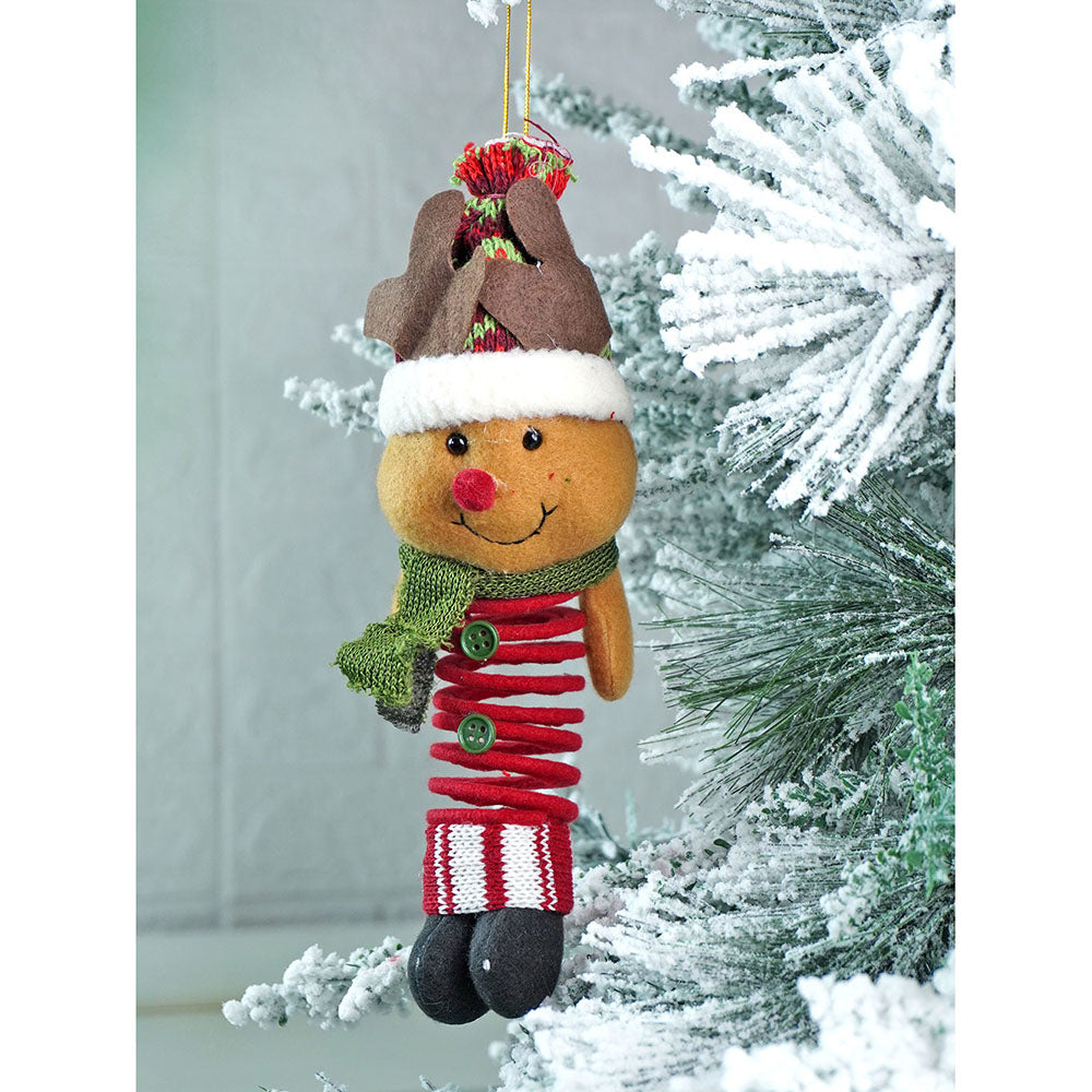 3 pcs combo set of Spring Reindeer, Santa, Snowman christmas Tree ornament and Christmas Décor
