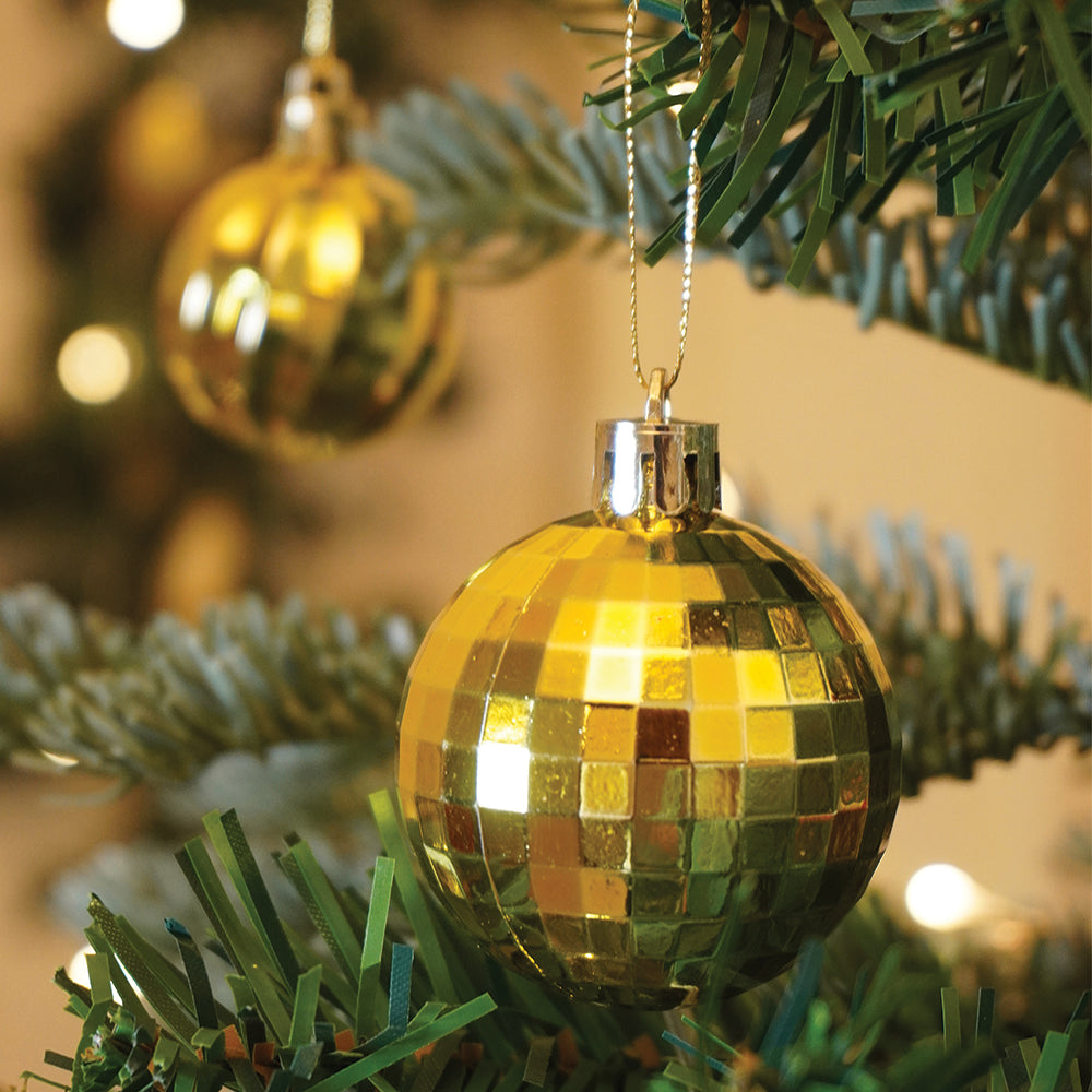 42 pcs  Gold Shiny Mix themed Christmas Balls tree hanging, XMAS Decoration set.