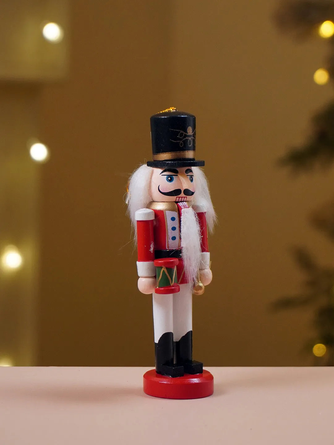 Royal Guard Multicolour Set of 4 Wooden Nutcrackers, Christmas Tree Ornaments, 5.1 inches ht