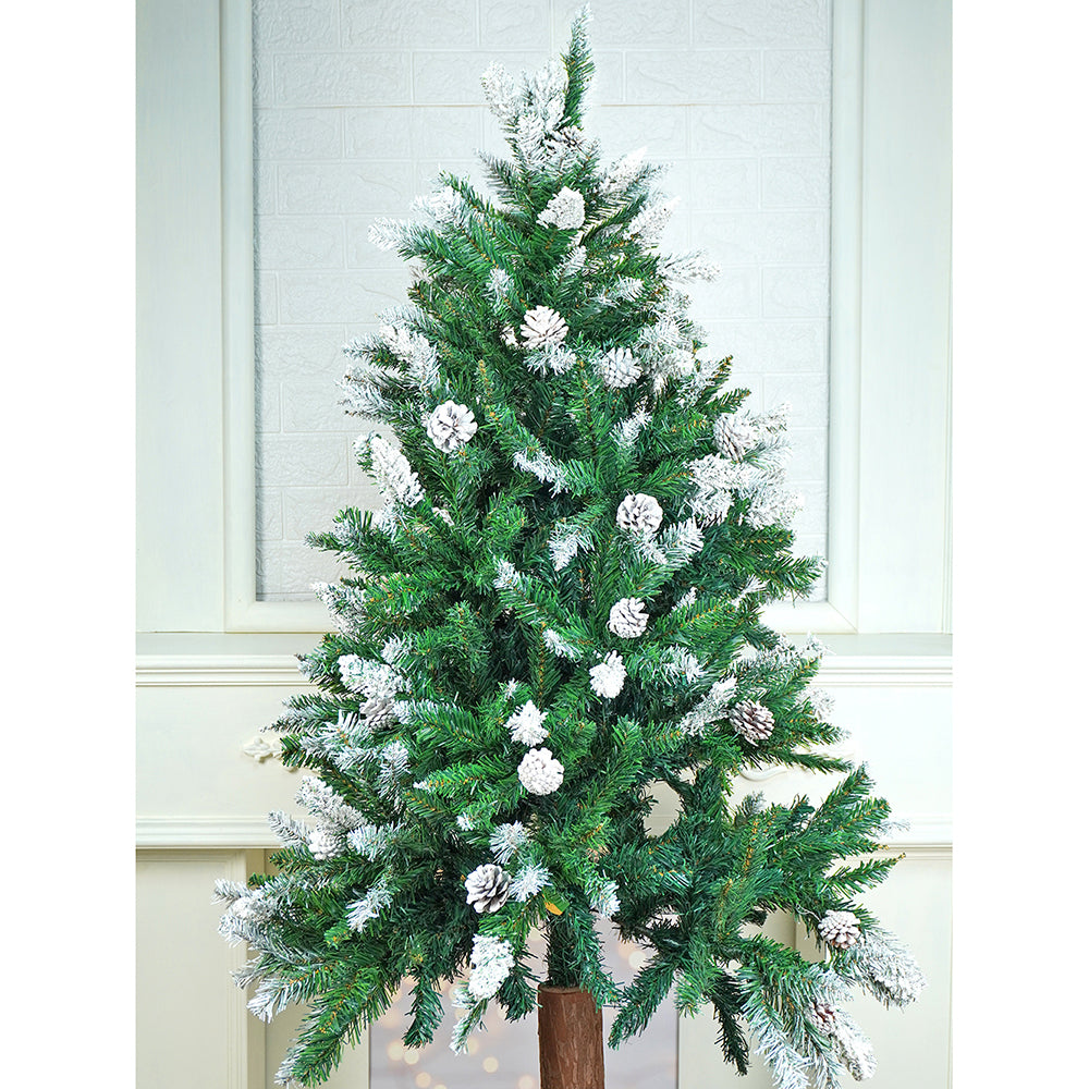 5.8 feet Wooden Bark Christmas Tree Christmas Décor