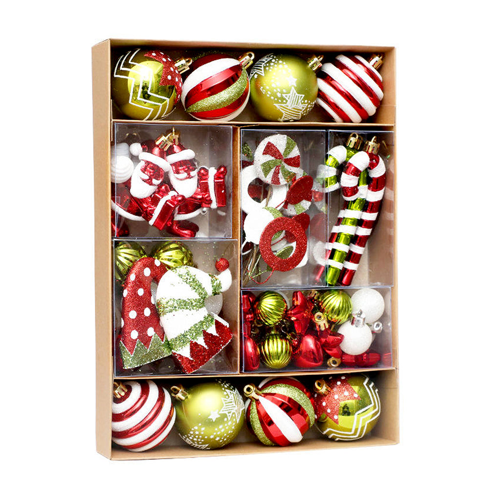 50pcs Naughty Elf Christmas Tree ornaments XMAS Tree decoration set