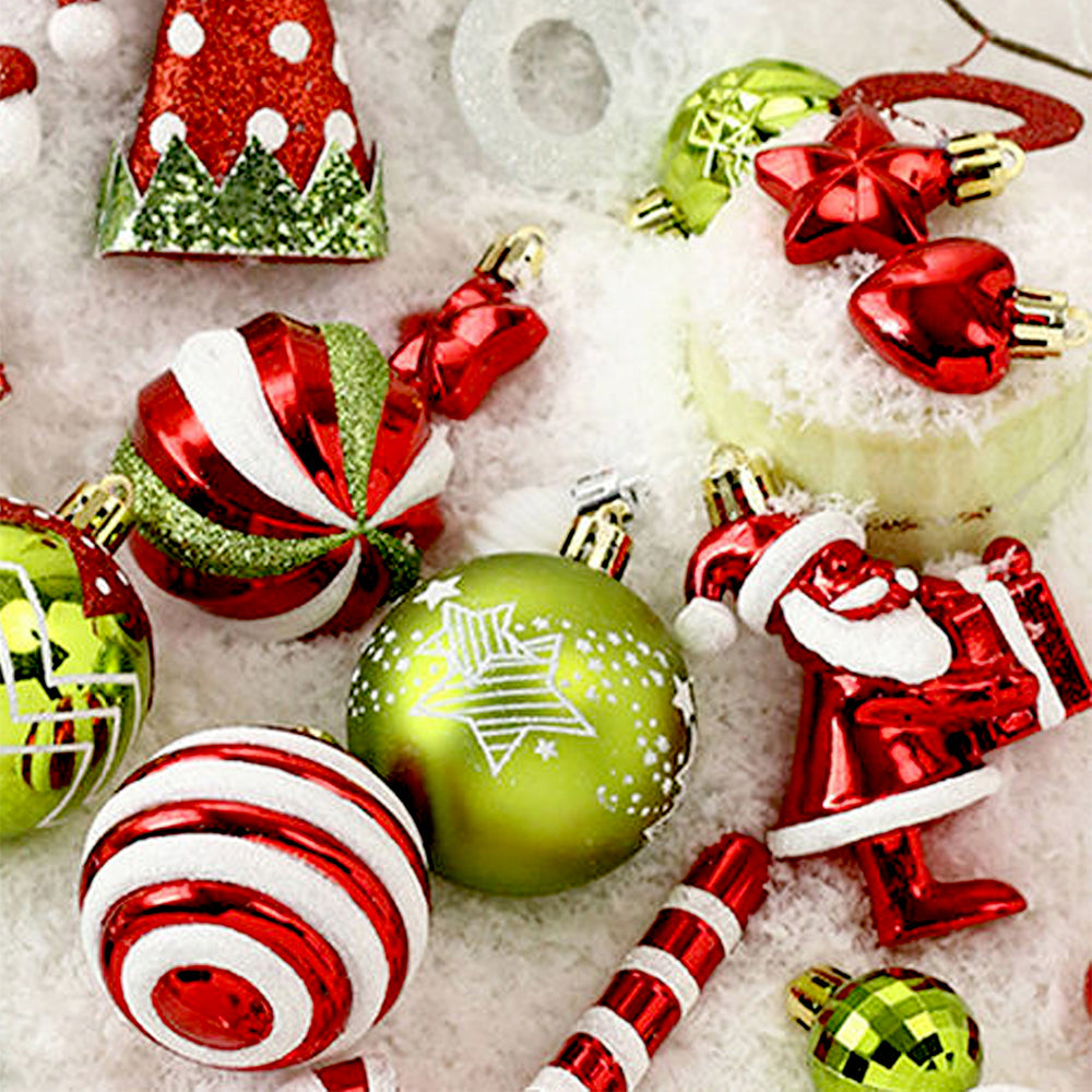 50pcs Naughty Elf Christmas Tree ornaments XMAS Tree decoration set