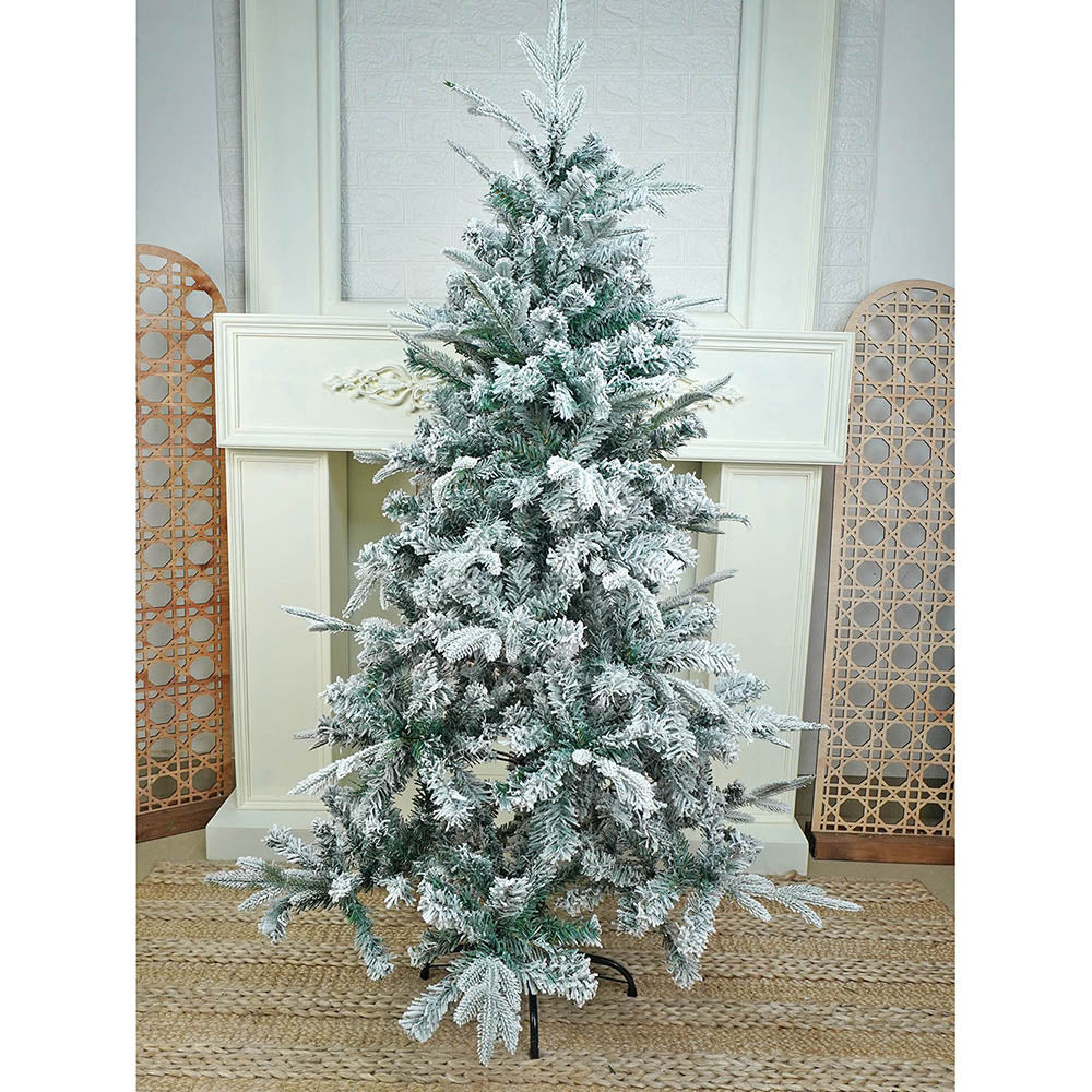 5 Feet Green & Snow White Christmas Tree Christmas Décor