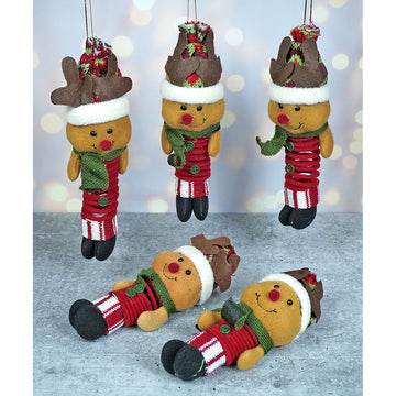 5 pcs combo set of Reindeer christmas Tree ornament and Christmas Décor