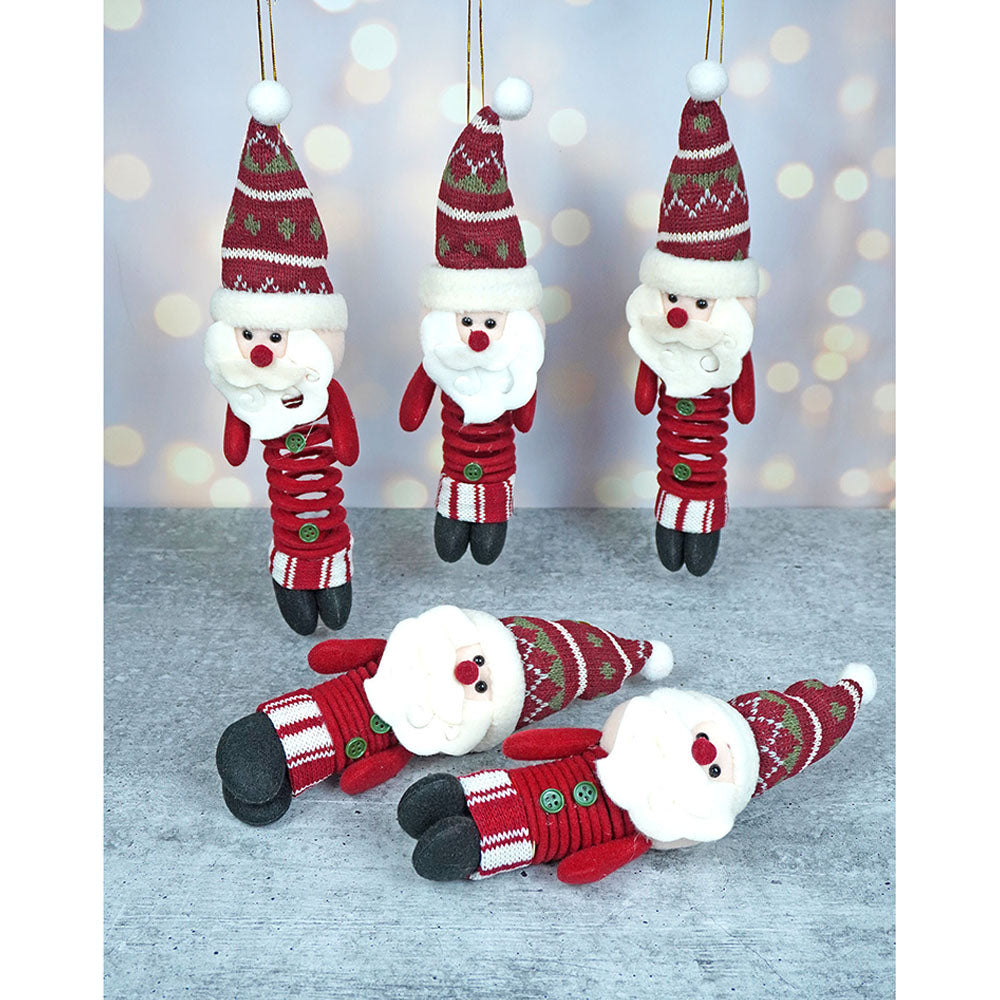 5 pcs combo set of Santa christmas Tree ornament and Christmas Décor