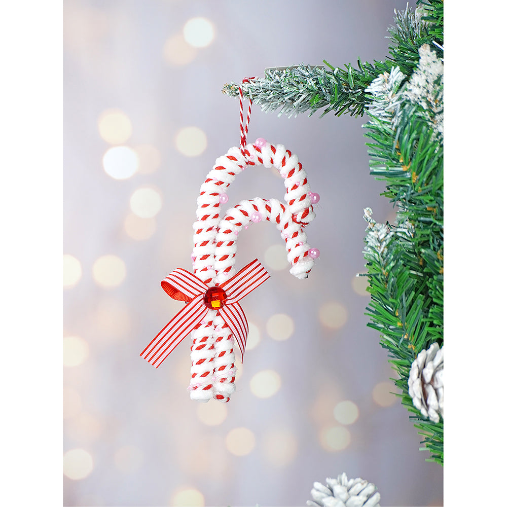 6 pcs Trio Candyland themed Christmas Tree Ornaments