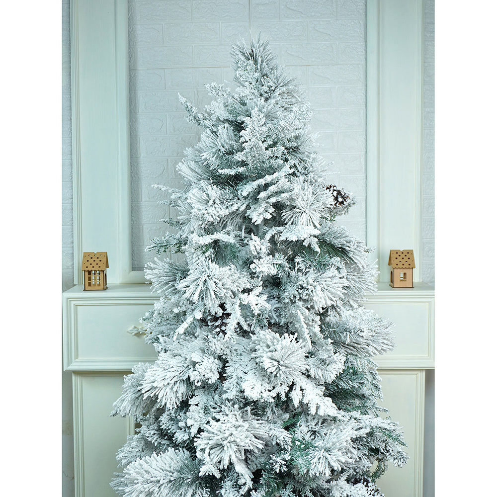 6 feet Snow flocked Large Artificial Christmas Tree Christmas Décor