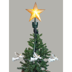 Three Angels rotating Christmas tree topper