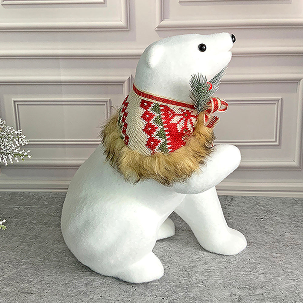 Big Snow Polar Bear, Christmas winterland Décor and Christmas Decoration