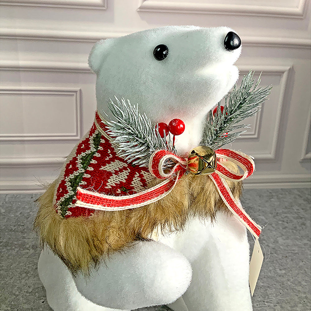 Big Snow Polar Bear, Christmas winterland Décor and Christmas Decoration