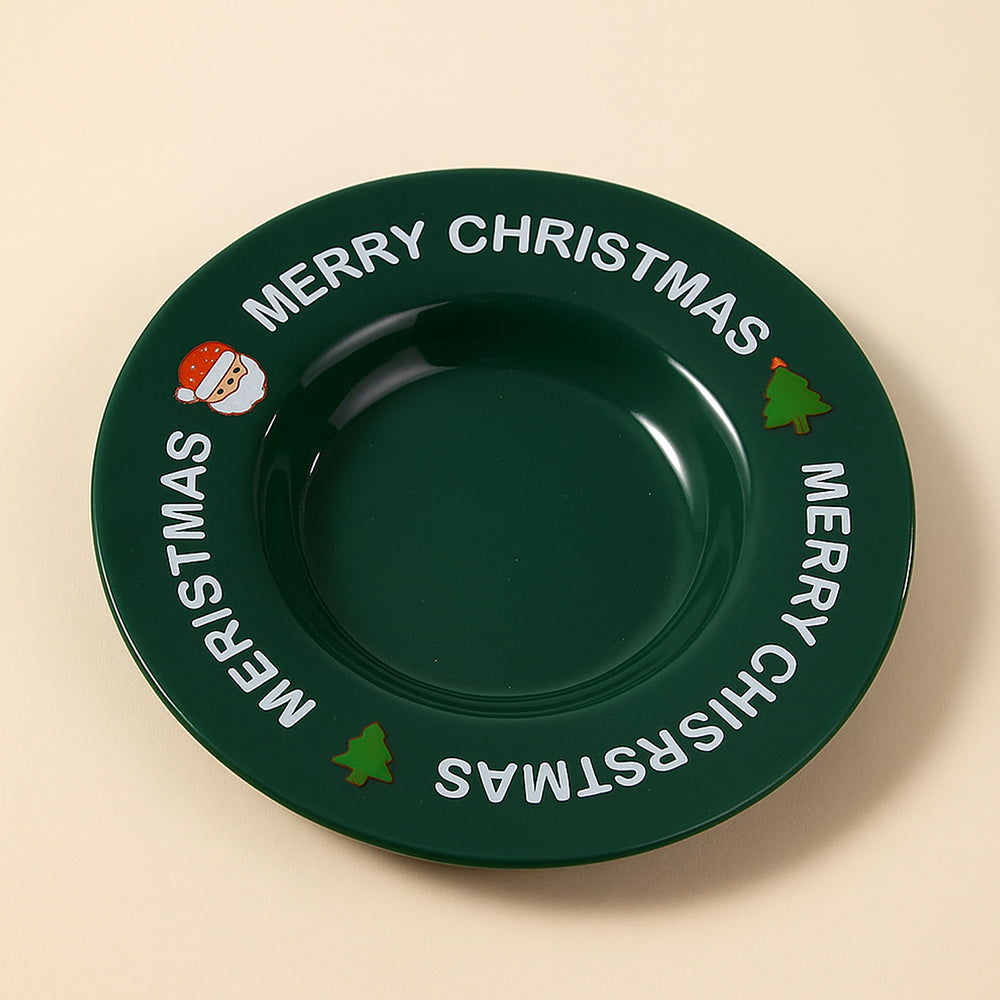 Minimal Christmas Tree Ceramic Cup & Saucer with 3D Christmas Tree Spoon Gift Box Set