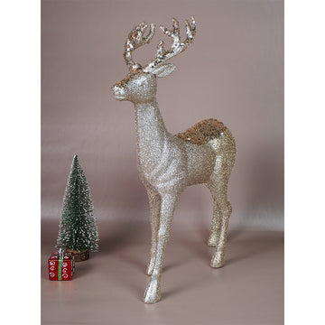 18 inches Big Bronze sequence Reindeer Christmas Décor and Decoration