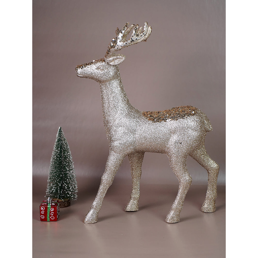 18 inches Big Bronze sequence Reindeer Christmas Décor and Decoration