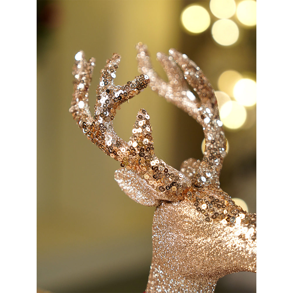 18 inches Big Bronze sequence Reindeer Christmas Décor and Decoration