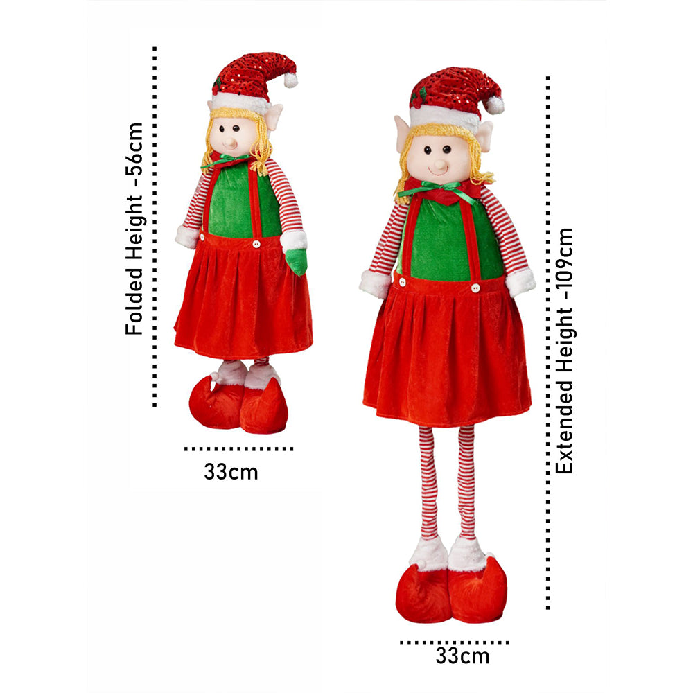 2pcs Combo of Mr & Mrs Naughty Elves  Christmas Table & Home Décor