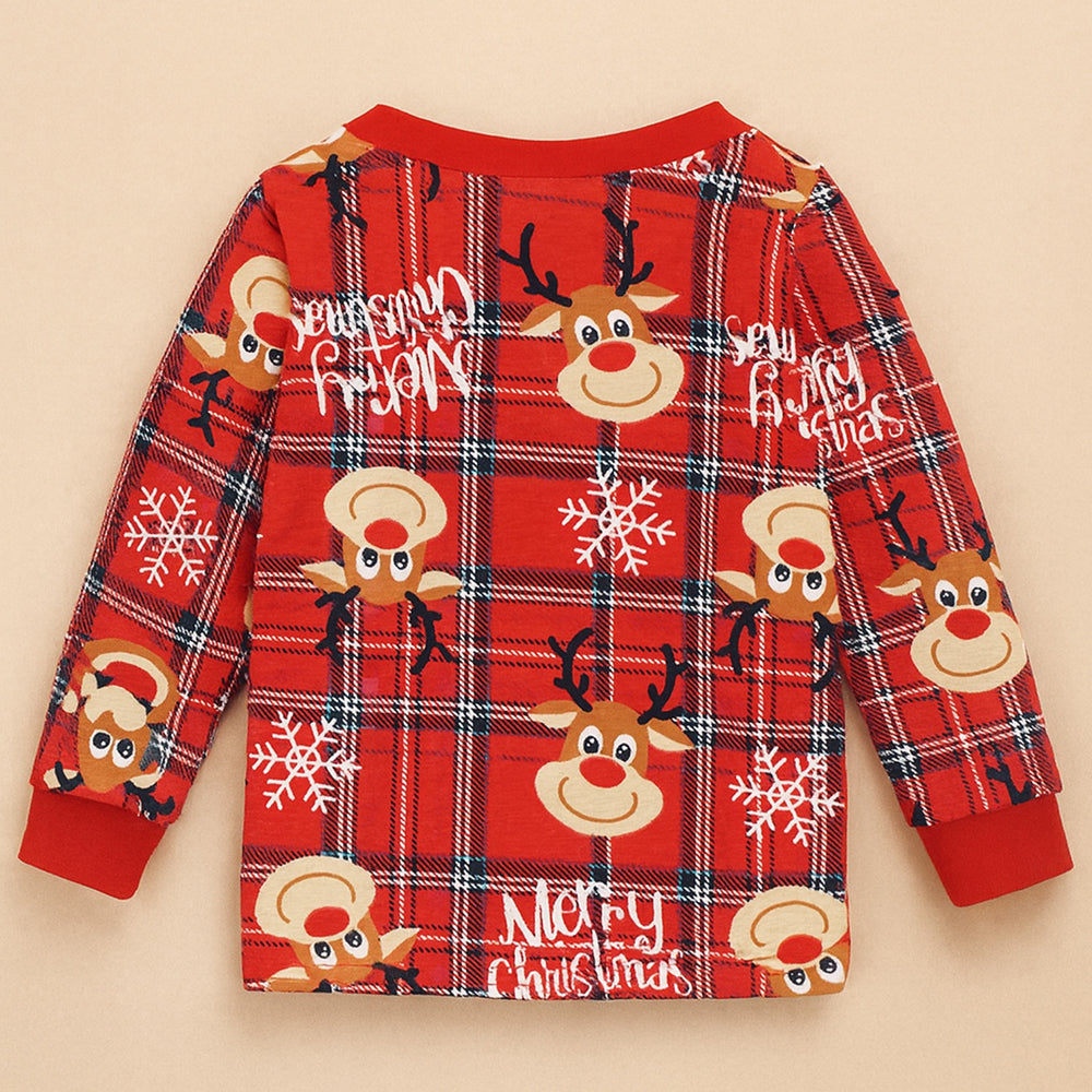 3-24 Months, Deer Face Cotton,Infants and Toddlers Christmas Nightsuit