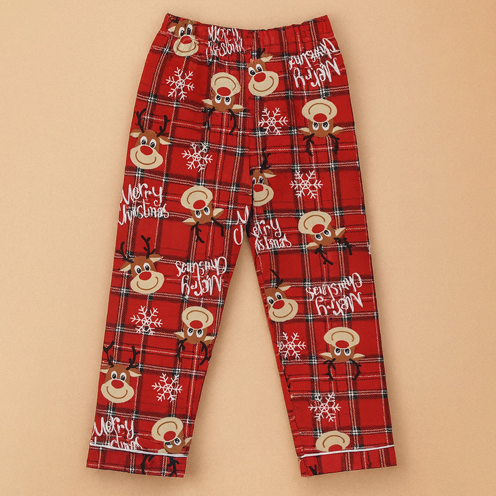 3-8 Yrs, Deer Face soft Cotton,Kids Christmas Nightsuit