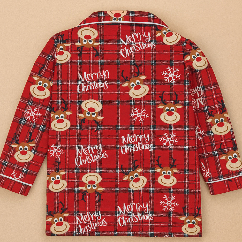 3-8 Yrs, Deer Face soft Cotton,Kids Christmas Nightsuit