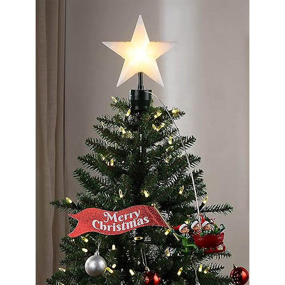 Three Elves rotating Christmas Tree animated Topper