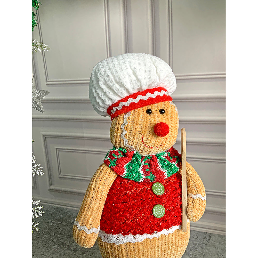 Spoon Gingerbread Self Standing Man Christmas Table Décor and Christmas Decoration