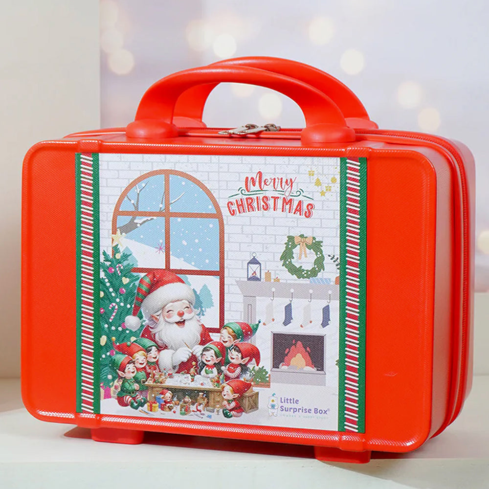 Christmas Suitcase Gift Hamper Set for Secret santa and Christmas Gifting