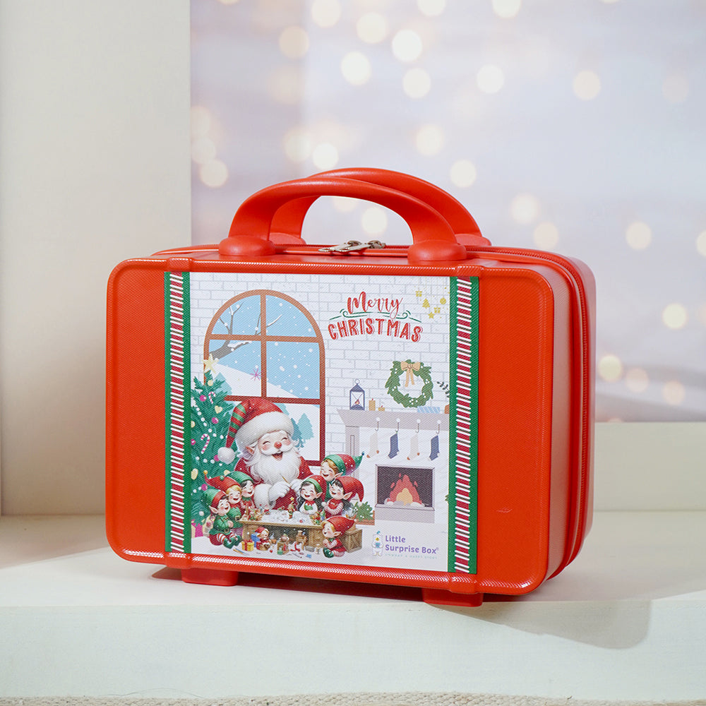 Christmas Suitcase Gift Hamper set for secret santa and Christmas Gifting