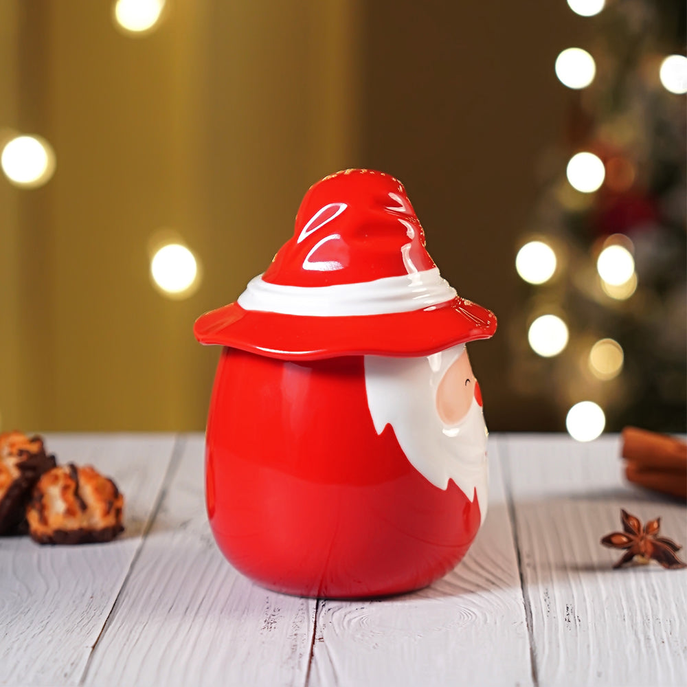 Pointed Hat Santa Ceramic Hot Chocolate and Coffee Christmas Mug