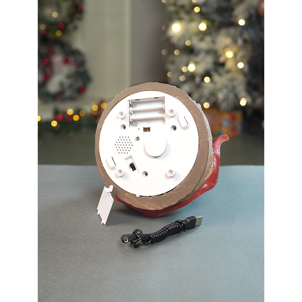 Protective Angel Rotating , Musical and Lit Nativity Set for Christmas Decoration & Décor