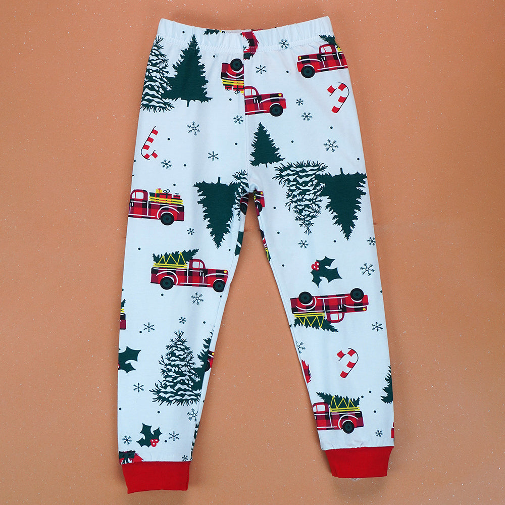 3-24 Months, Red big Truck soft Cotton,Infants and Toddlers Christmas Nightsuit