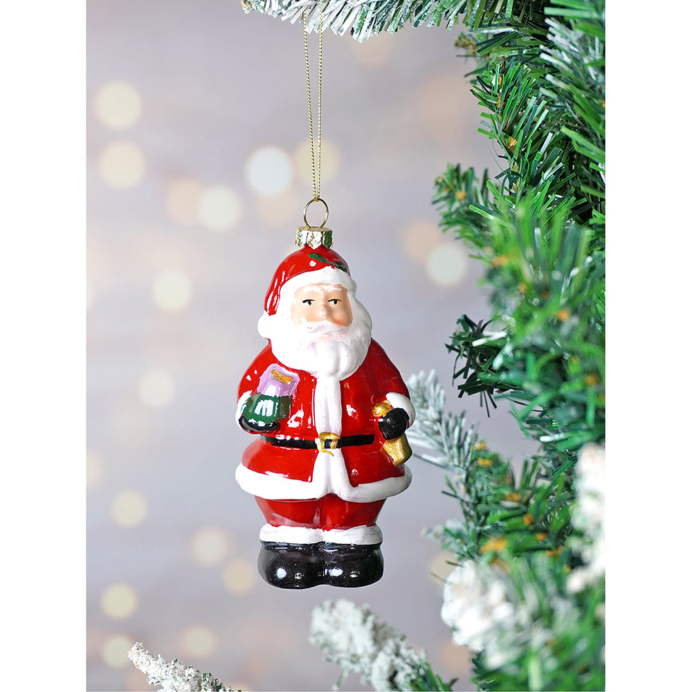 Cute Standing Santa Claus Christmas Tree Ornaments