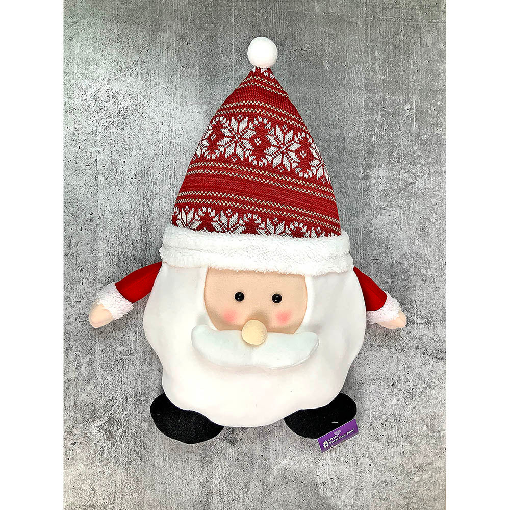 Fluffy Santa Christmas Themed Pillow