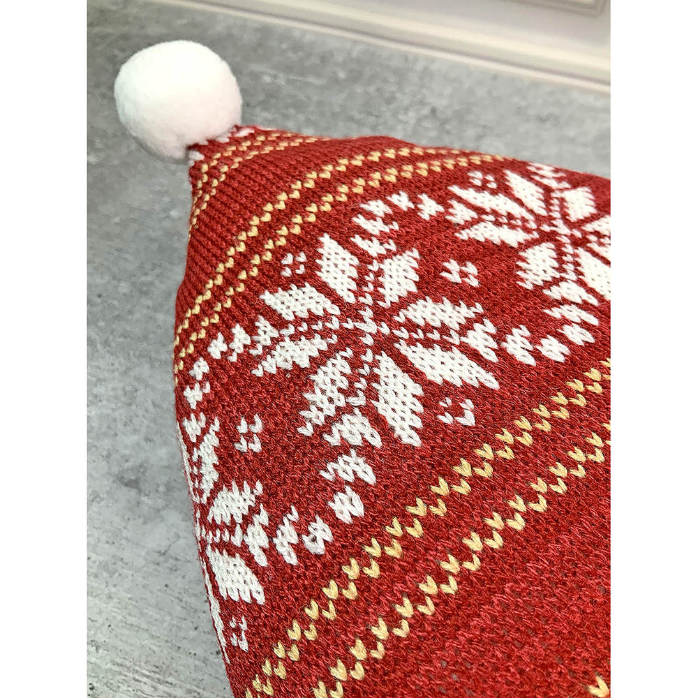 Fluffy Santa Christmas Themed Pillow
