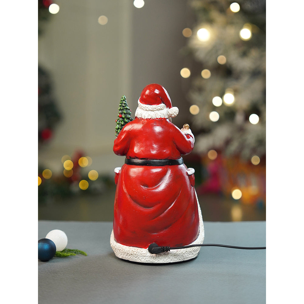 Santa Belly Train Rotating, Musical & Lit Christmas Decoration & Home Decor