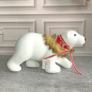 Medium Snow Polar Bear, Christmas winterland Décor and Christmas Decoration