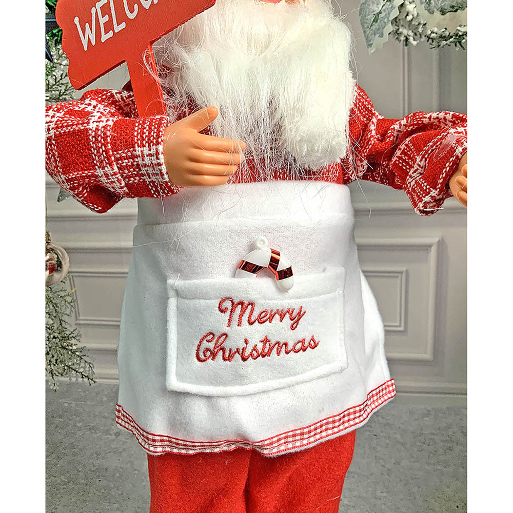 Small Masterchef Santa Claus self Standing Christmas Table Décor & Christmas Decoration