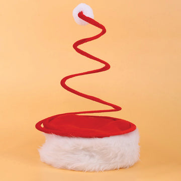 Ultra Bouncy Spring Santa Christmas Party Hats