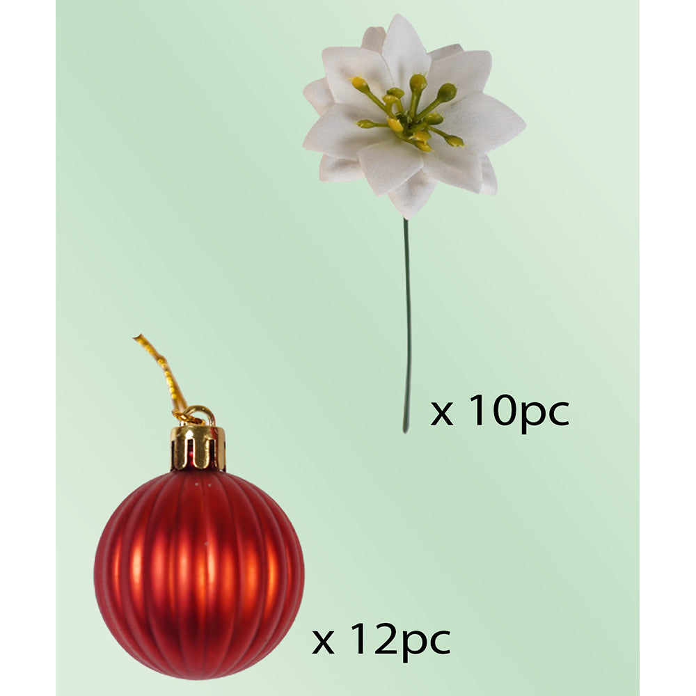 2.5feet, Star Tree  themed Snowfall with light & music Umbrella styled Christmas home Décor