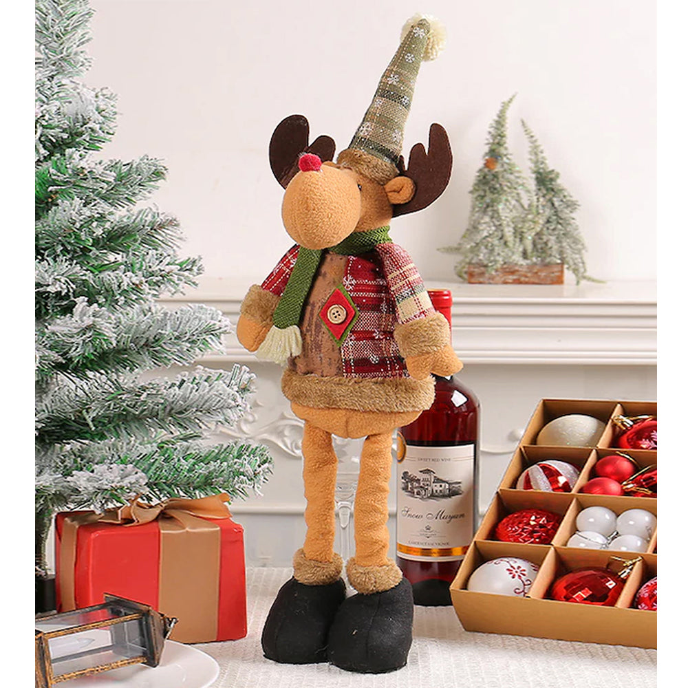 Extendable Legs Reindeer christmas Table and home Décor, 2.5 feet height