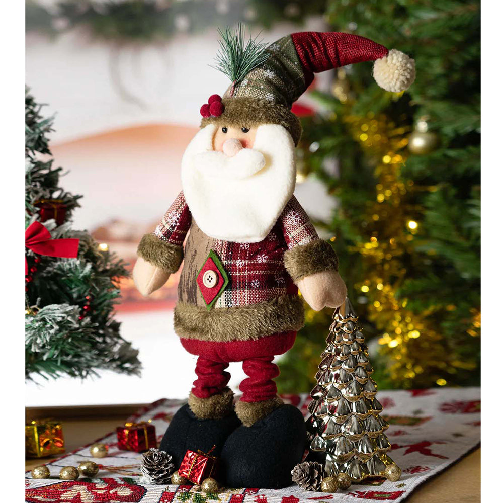 Extendable Legs Santa christmas Table and home Décor, 2.5 feet height
