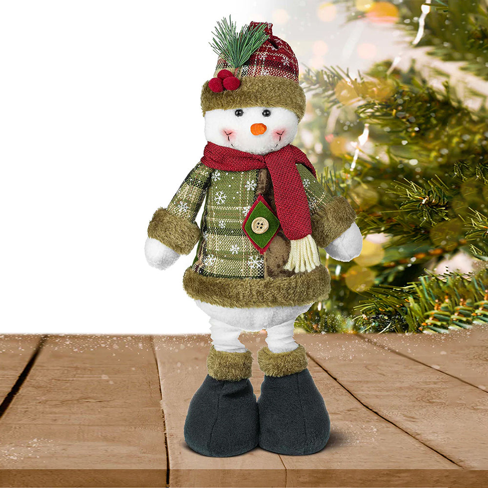 Extendable Legs Snowman christmas Table and home Décor, 2.5 feet height