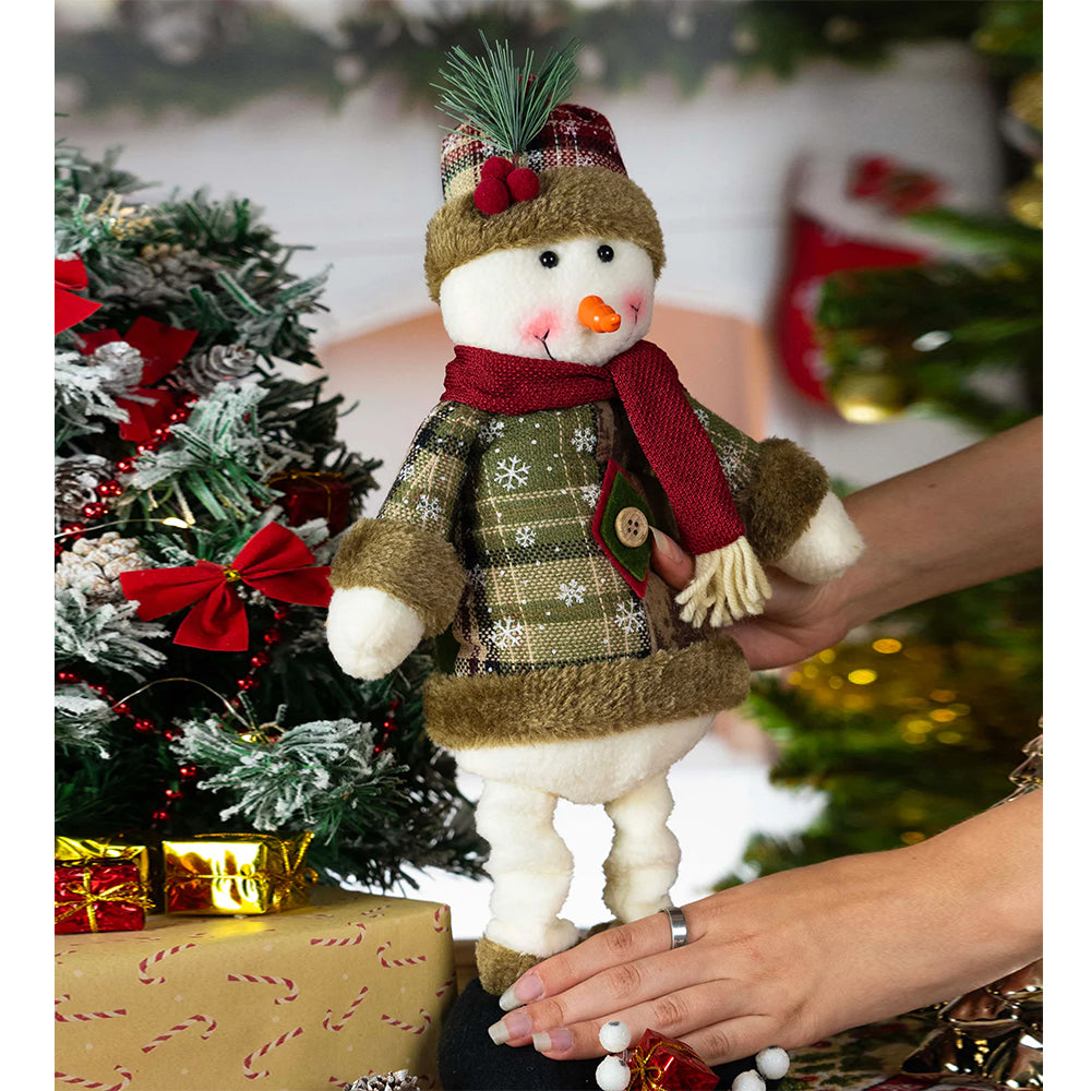 Extendable Legs Snowman christmas Table and home Décor, 2.5 feet height