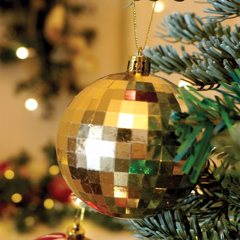 16pcs  Stripes & Snowfall Red & Green  christmas Tree oranments XMAS Tree decoration set